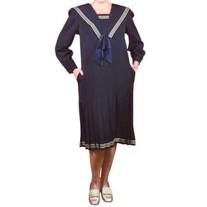 Vintage Lanz Original sailor style dress sz 6